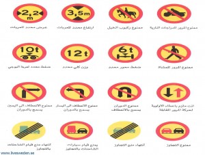 شواخص المنع في السويد